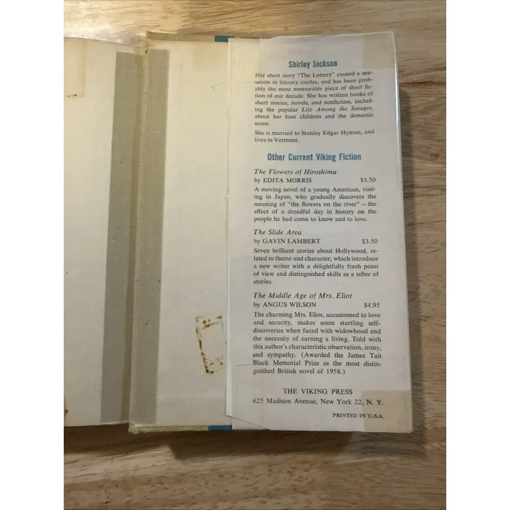 The haunting of hill house - Shirley Jackson 1st Edition 5th printing